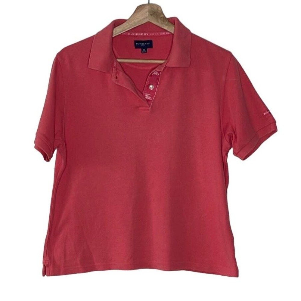 Burberry Golf‎ Pink Women's Polo Shirt Size M